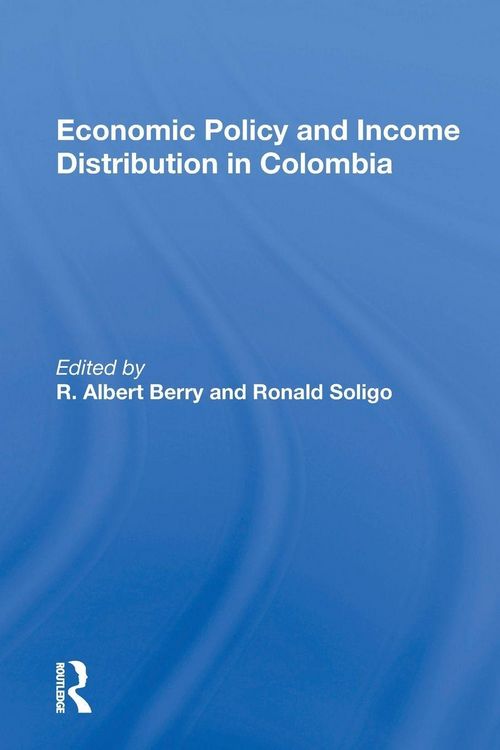 Produktbild: Economic Policy And Income Distribution In Colombia