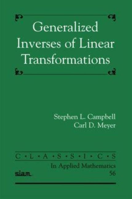 Produktbild: Generalized Inverses of Linear Transformations