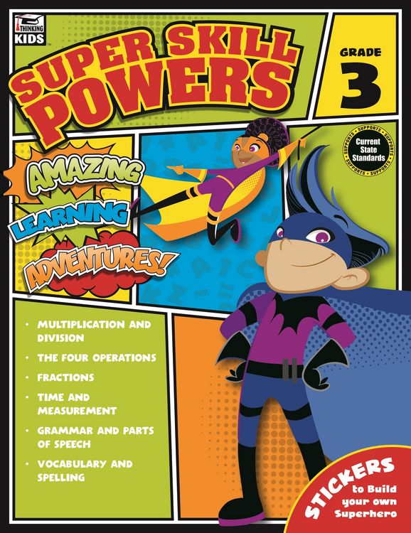 Produktbild: Super Skill Powers, Grade 3