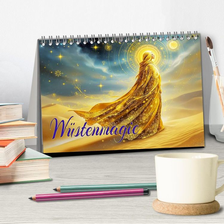 Produktbild: W&uuml;stenmagie (Tischkalender 2027 DIN A5 quer), CALVENDO Monatskalender