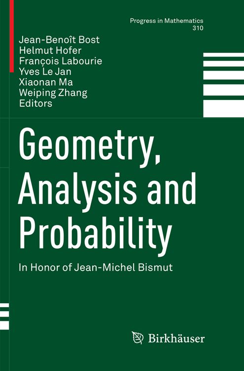 Produktbild: Geometry, Analysis and Probability