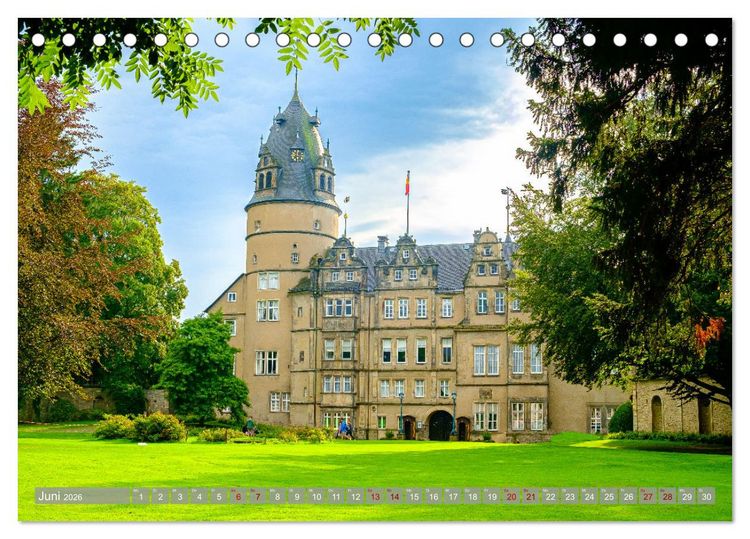 Produktbild: Ein Blick auf Detmold (Tischkalender 2026 DIN A5 quer), CALVENDO Monatskalender