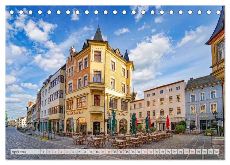 Produktbild: Lutherstadt Wittenberg Impressionen (Tischkalender 2026 DIN A5 quer), CALVENDO Monatskalender