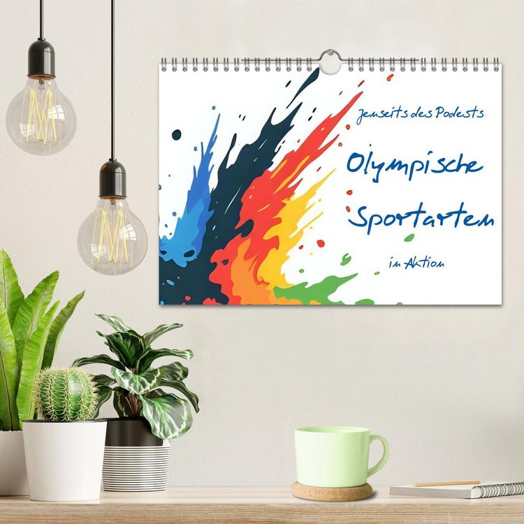 Produktbild: Jenseits des Podests - Olympische Sportarten in Aktion (Wandkalender 2026 DIN A4 quer), CALVENDO Monatskalender