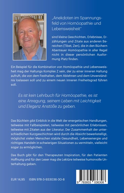 Produktbild: Anekdoten im Spannungsfeld von Hom&ouml;opathie und Lebensweisheit