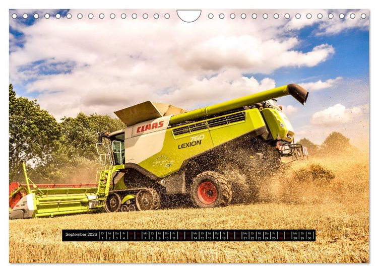 Produktbild: Landwirtschaft - Von der Saat bis zur Ernte (Wandkalender 2026 DIN A4 quer), CALVENDO Monatskalender