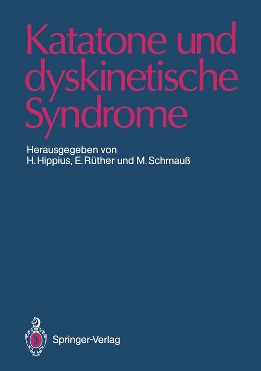 Produktbild: Katatone und dyskinetische Syndrome