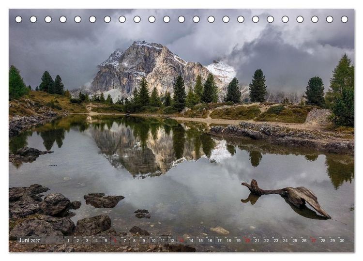Produktbild: NATUR SP&Uuml;REN - S&Uuml;DTIROL (Tischkalender 2027 DIN A5 quer), CALVENDO Monatskalender