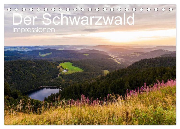 Produktbild: Der Schwarzwald Impressionen (Tischkalender 2026 DIN A5 quer), CALVENDO Monatskalender
