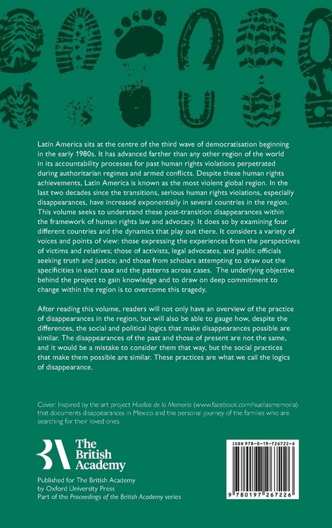 Produktbild: Ansolabehere, K: Disappearances in the Post-Transition Era i