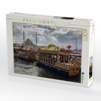 Produktbild: CALVENDO Puzzle Hafen in Istanbul | 1000 Teile Lege-Gr&ouml;&szlig;e 64x48cm Foto-Puzzle f&uuml;r gl&uuml;ckliche Stunden