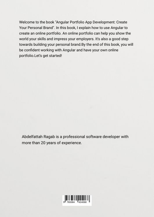 Produktbild: Angular Portfolio App Development