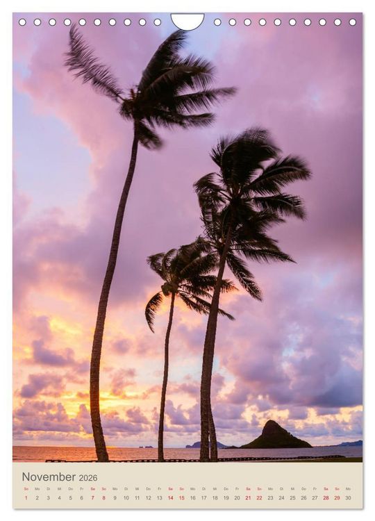 Produktbild: O'ahu - Hawaii, Bilder aus dem S&uuml;dseeparadies (Wandkalender 2026 DIN A4 hoch), CALVENDO Monatskalender