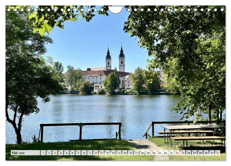 Produktbild: S&uuml;ddeutschland im Fokus (Wandkalender 2026 DIN A4 quer), CALVENDO Monatskalender