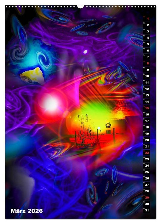 Produktbild: Leuchtt&uuml;rme Kalender der besonderen Art (Wandkalender 2026 DIN A2 hoch), CALVENDO Monatskalender