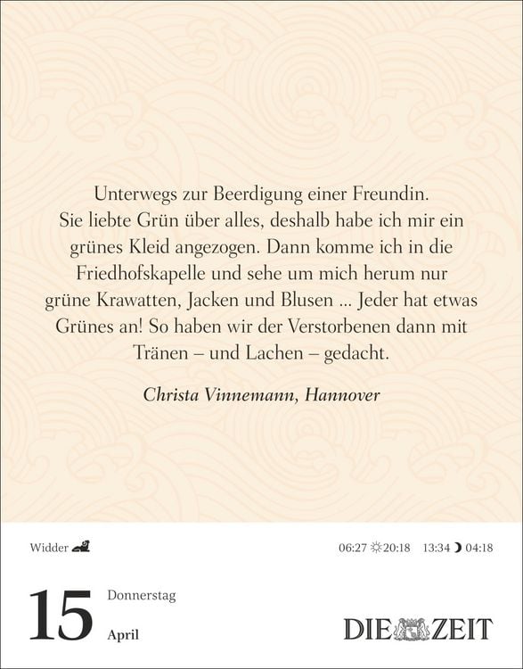 Produktbild: Was mein Leben reicher macht Tagesabrei&szlig;kalender 2027 - Gl&uuml;cksmomente f&uuml;r jeden Tag