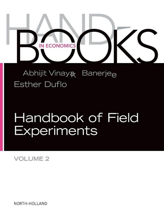 Produktbild: Handbook of Field Experiments