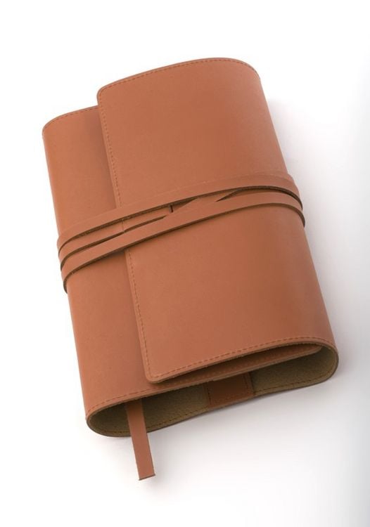Produktbild: Milano Braun &ndash; Variable Leder-Buchh&uuml;lle