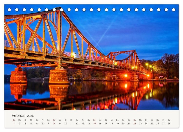 Produktbild: Himmel &uuml;ber Potsdam (Tischkalender 2026 DIN A5 quer), CALVENDO Monatskalender