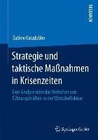 Produktbild: Strategie und taktische Ma&szlig;nahmen in Krisenzeiten