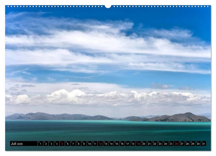 Produktbild: Peru - Bolivien. Eine s&uuml;damerikanische Zwei-L&auml;nder-Reise (Wandkalender 2026 DIN A2 quer), CALVENDO Monatskalender