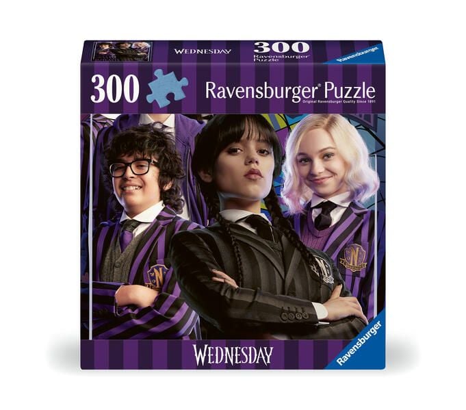 Produktbild: Erwachsenenpuzzle 300 Teile - Wednesday - Outcasts Are In