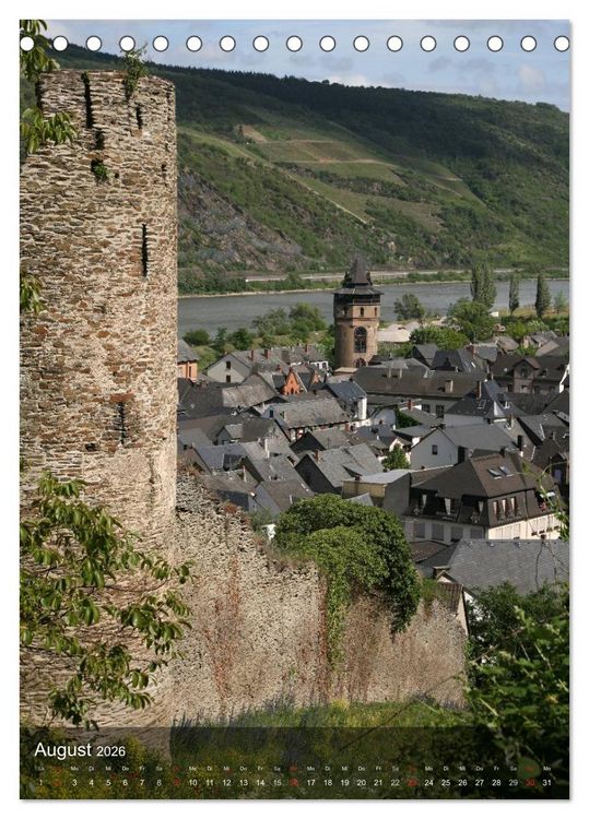 Produktbild: Oberwesel am Rhein (Tischkalender 2026 DIN A5 hoch), CALVENDO Monatskalender