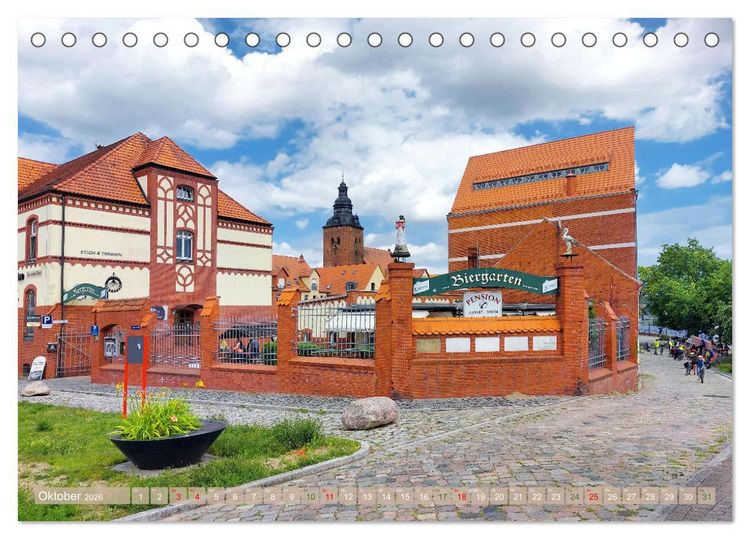 Produktbild: Die Hansest&auml;dte Kyritz und Havelberg (Tischkalender 2026 DIN A5 quer), CALVENDO Monatskalender