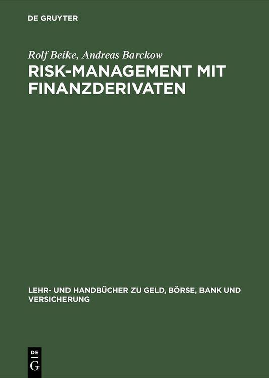 Produktbild: Risk-Management mit Finanzderivaten