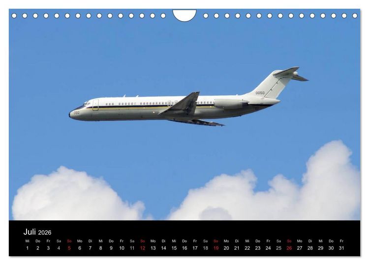 Produktbild: Milit&auml;r - Flugzeuge (Wandkalender 2026 DIN A4 quer), CALVENDO Monatskalender