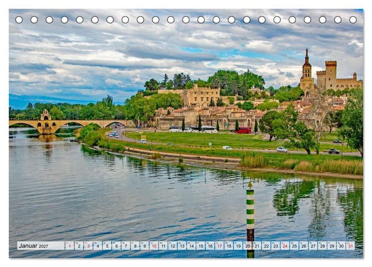 Produktbild: Ein Herz f&uuml;r die Provence (Tischkalender 2027 DIN A5 quer), CALVENDO Monatskalender