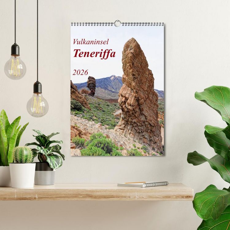 Produktbild: Vulkaninsel Teneriffa (Wandkalender 2026 DIN A3 hoch), CALVENDO Monatskalender