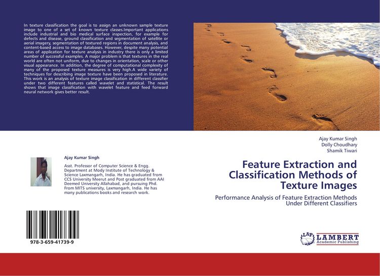 Produktbild: Feature Extraction and Classification Methods of Texture Images