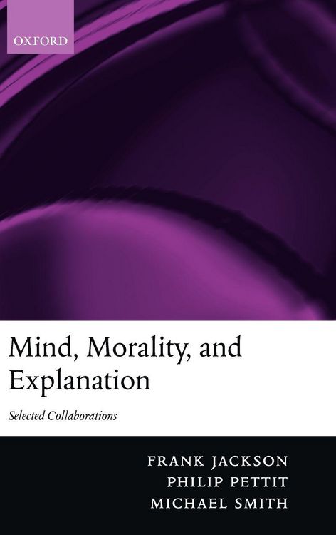 Produktbild: Mind, Morality, and Explanation