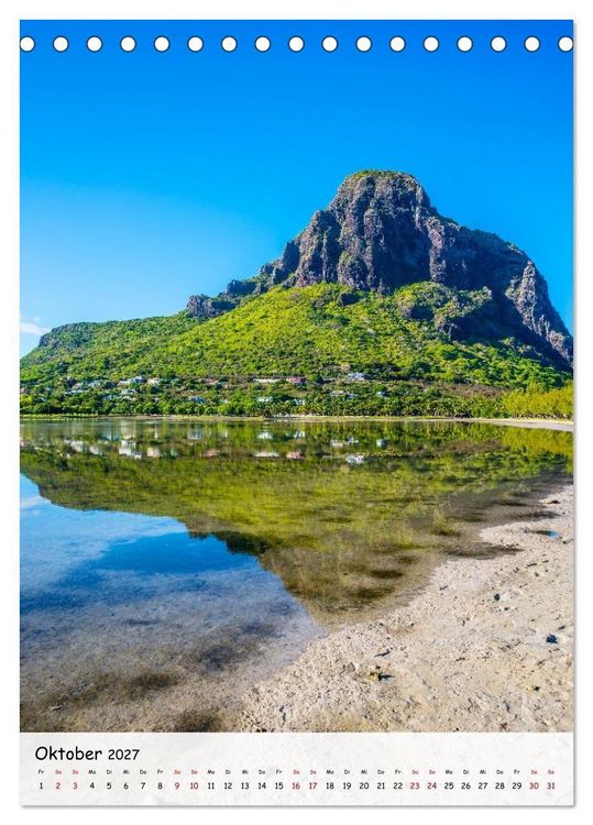 Produktbild: Mauritius &ndash; Insel der Farben und Tr&auml;ume (Tischkalender 2027 DIN A5 hoch), CALVENDO Monatskalender