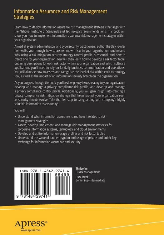 Produktbild: Information Assurance and Risk Management Strategies