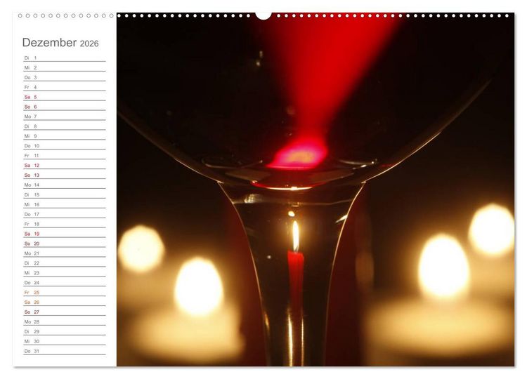 Produktbild: Wein (hochwertiger Premium Wandkalender 2026 DIN A2 quer), Kunstdruck in Hochglanz