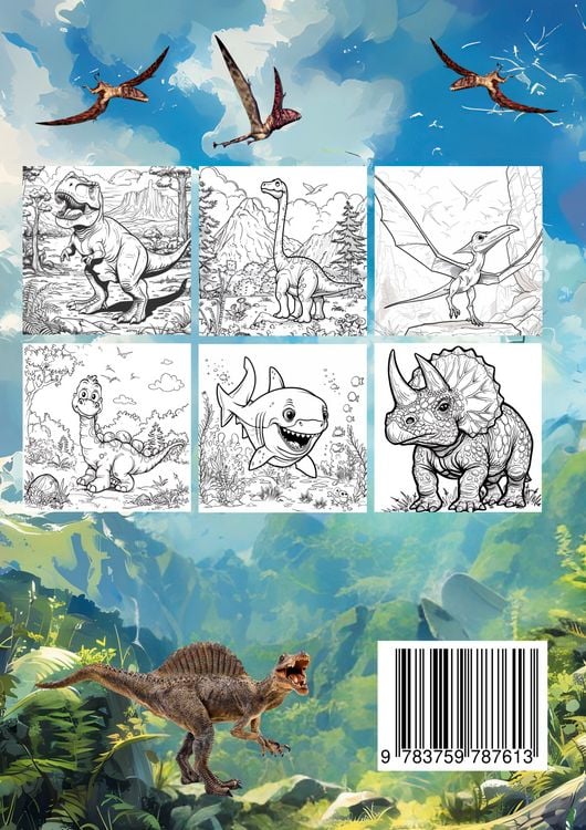 Produktbild: Das gro&szlig;e Dinosaurier Malbuch