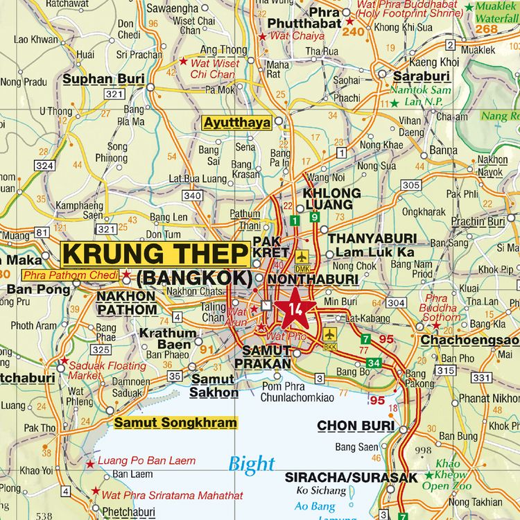 Produktbild: MARCO POLO Reisekarte Thailand, Vietnam 1:1,9 Mio.