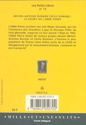 Produktbild: Le secret de l abbe pierre