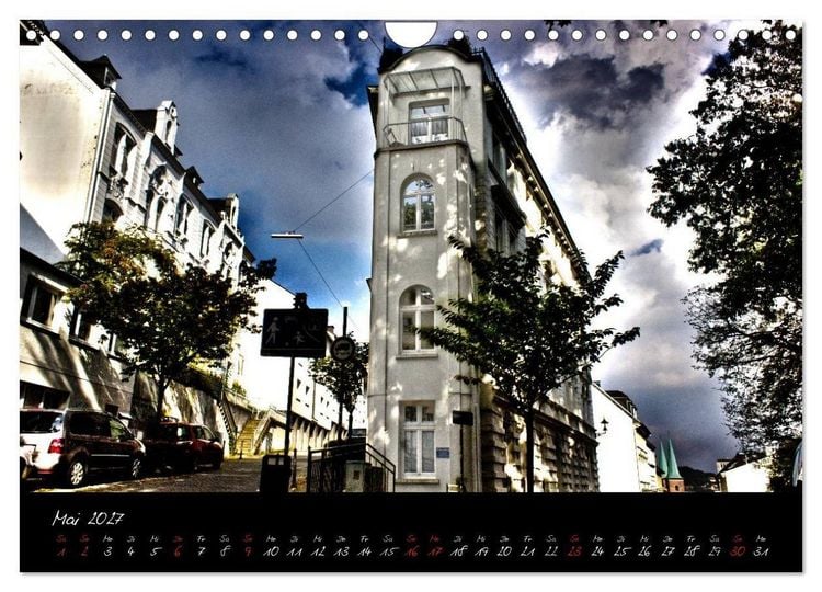 Produktbild: Wuppertal - Stadt der Schwebebahn in HDR (Wandkalender 2027 DIN A4 quer), CALVENDO Monatskalender