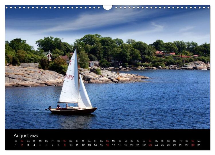 Produktbild: S&uuml;dschwedens Sch&auml;renk&uuml;ste (Wandkalender 2026 DIN A3 quer), CALVENDO Monatskalender