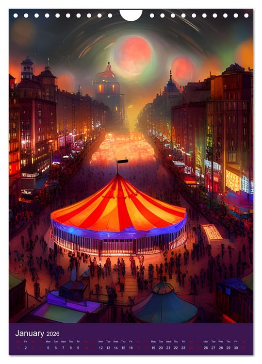 Produktbild: Fantasy Dreams (Wall Calendar 2026 DIN A4 portrait), CALVENDO 12 Month Wall Calendar