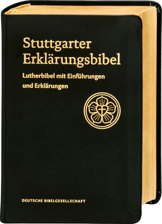 Produktbild: Stuttgarter Erkl&auml;rungsbibel. Kompaktausgabe Ledereinband mit Goldschnitt