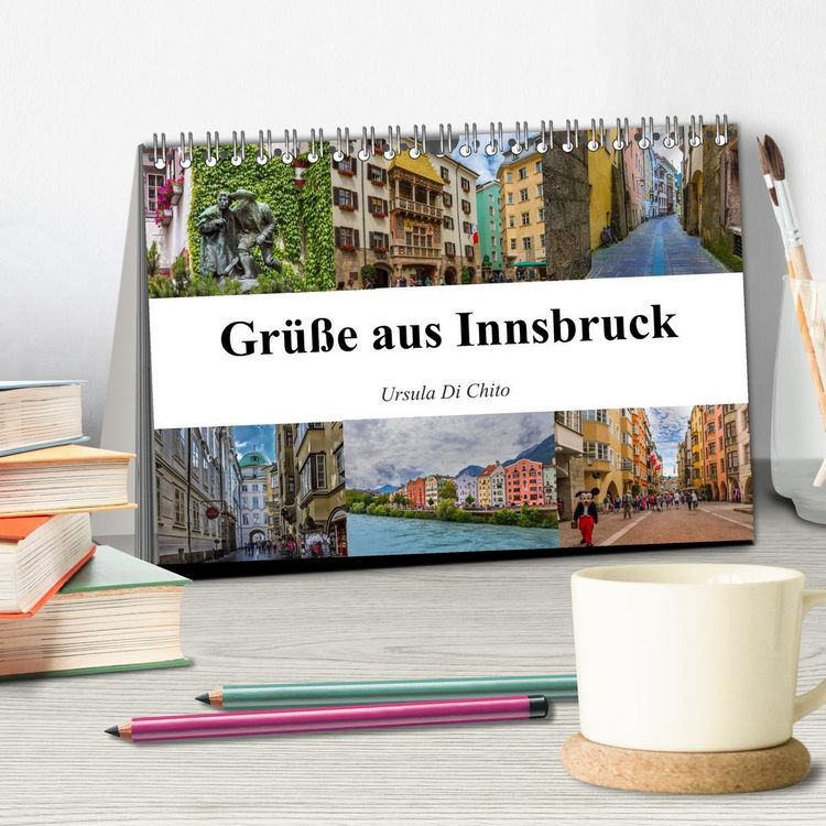 Produktbild: Gr&uuml;&szlig;e aus Innsbruck (Tischkalender 2026 DIN A5 quer), CALVENDO Monatskalender