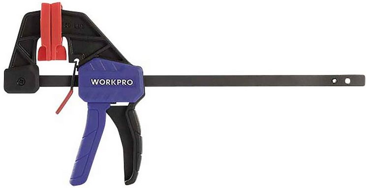 Produktbild: WorkPro WP232034 Einhandzwinge Produktabmessung, L&auml;nge: 100mm