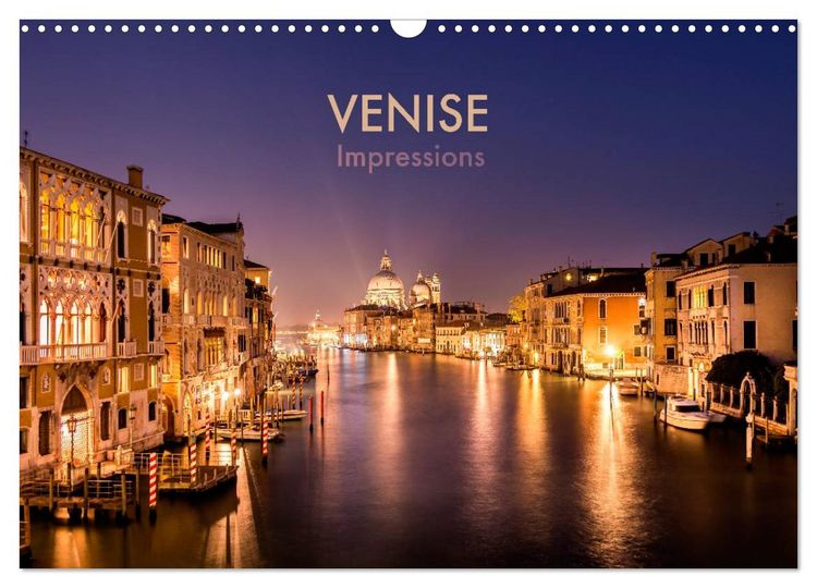 Produktbild: Venise Impressions (Calendrier mural 2026 DIN A3 vertical), CALVENDO calendrier mensuel