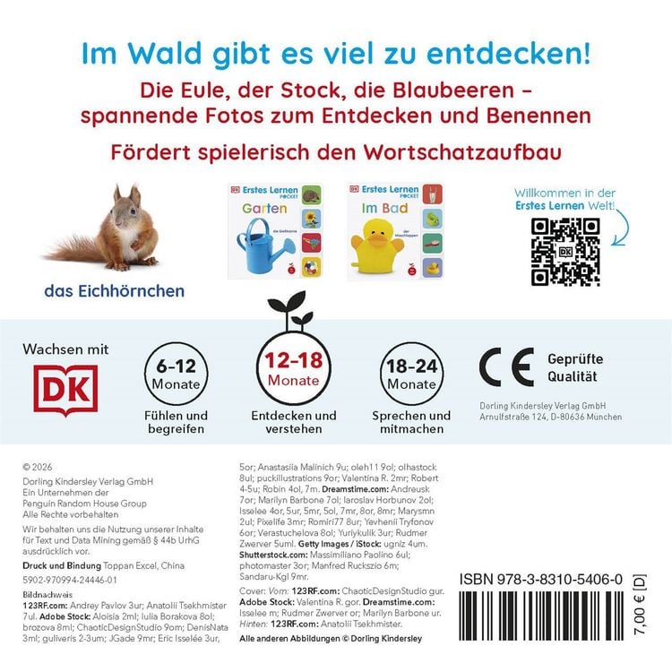Produktbild: Erstes Lernen Pocket. Im Wald