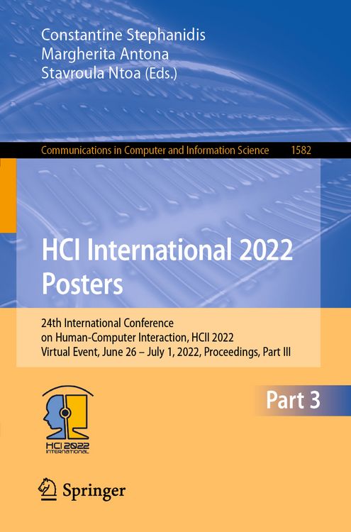 Produktbild: HCI International 2022 Posters