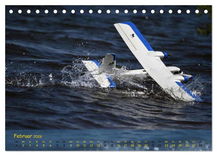 Produktbild: Abenteuer Wasserflug (Tischkalender 2026 DIN A5 quer), CALVENDO Monatskalender